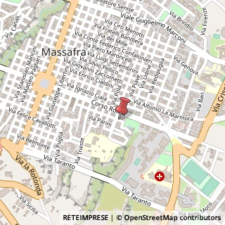 Mappa Via Carlo Pisacane, 56, 74016 Massafra, Taranto (Puglia)