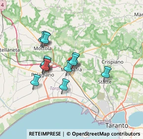 Mappa Via Giuseppe Libertini, 74016 Massafra TA, Italia (6.14692)