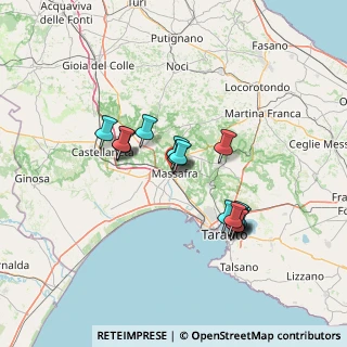 Mappa Via Giuseppe Mazzini, 74016 Massafra TA, Italia (12.5875)