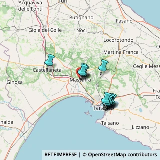 Mappa Via Giuseppe Mazzini, 74016 Massafra TA, Italia (12.98867)
