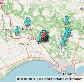 Mappa Corso Italia, 74016 Massafra TA, Italia (4.2375)