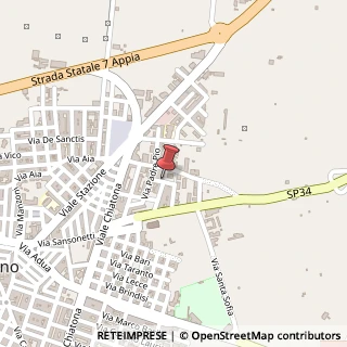 Mappa Via Meucci, 9, 74019 Palagiano, Taranto (Puglia)