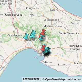 Mappa Viale del Club, 74012 Crispiano TA, Italia (10.9965)