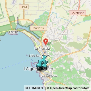 Mappa Via Alexander Fleming, 07041 Alghero SS, Italia (2.58353)