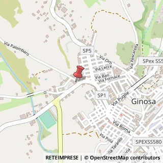 Mappa Via Palombaro, 3, 74013 Ginosa, Taranto (Puglia)