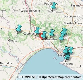 Mappa Via per Parete Pinto, 74019 Palagiano TA, Italia (16.58824)
