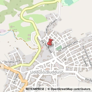 Mappa Via Nazionale, 21, 07020 Buddusò, Olbia-Tempio (Sardegna)
