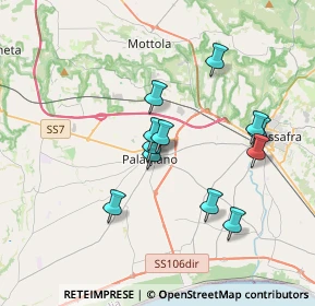 Mappa Viale Stazione, 74019 Palagiano TA, Italia (3.315)