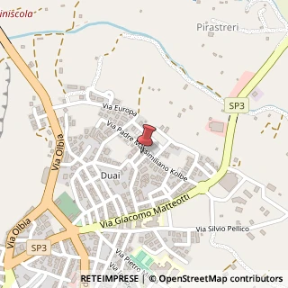 Mappa Via Salvo D'Acquisto, 21, 08029 Siniscola, Nuoro (Sardegna)