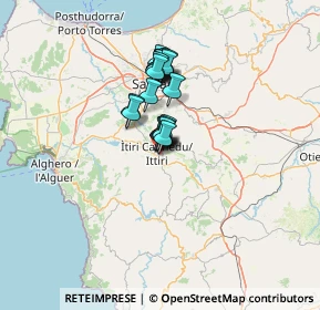 Mappa Via Bernini, 07044 Ittiri SS, Italia (8.786)