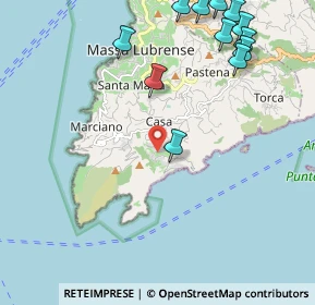 Mappa SP138, 80061 Massa Lubrense NA, Italia (2.91167)