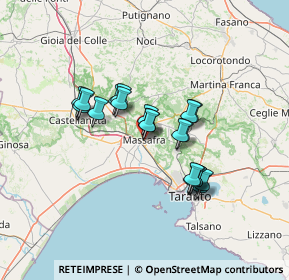 Mappa Via Ignazio Ciaia, 74016 Massafra TA, Italia (11.3735)