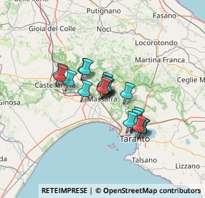 Mappa Via Ignazio Ciaia, 74016 Massafra TA, Italia (9.4445)