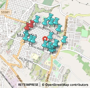 Mappa Via Cialdini, 74016 Massafra TA, Italia (0.3535)