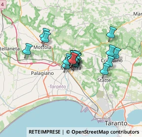 Mappa Via Ignazio Ciaia, 74016 Massafra TA, Italia (4.1995)