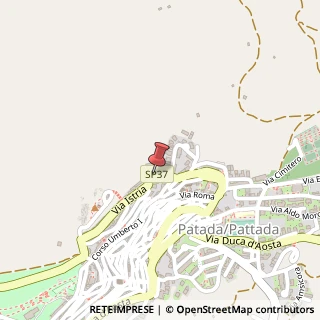 Mappa Via Istria, 07016 Pattada SS, Italia, 07016 Pattada, Sassari (Sardegna)