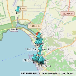 Mappa Via Antoni Gaudì, 07041 Alghero SS, Italia (2.48938)