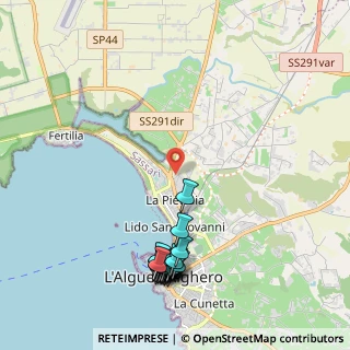 Mappa Via Antoni Gaudì, 07041 Alghero SS, Italia (2.7345)