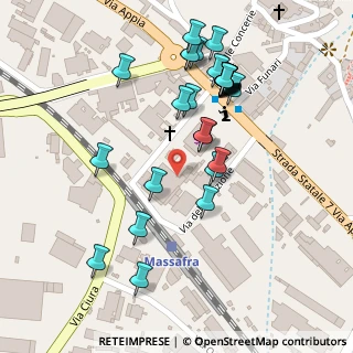Mappa Via Stazione, 74016 Massafra TA, Italia (0.13103)