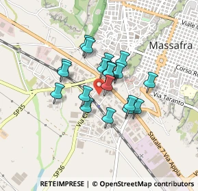 Mappa SP 36, 74016 Massafra TA (0.3115)