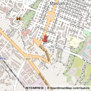 Mappa Via Taranto, 1, 74016 Massafra, Taranto (Puglia)