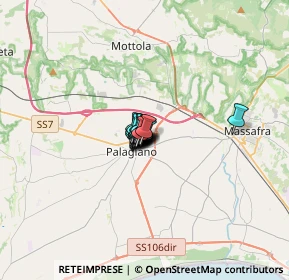 Mappa SS 106 DIR KM 6 550, 74019 Palagiano TA, Italia (0.9755)