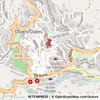 Mappa Via Vittorio Emanuele, 14, 07014 Ozieri SS, Italia, 07014 Ozieri, Sassari (Sardegna)