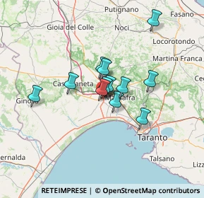 Mappa Via Alexandru Scarlatti, 74019 Palagiano TA, Italia (9.94333)