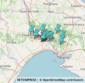 Mappa Via Arturo Toscanini, 74019 Palagiano TA, Italia (6.74308)