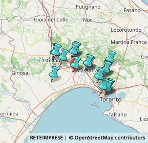 Mappa Via Alexandru Scarlatti, 74019 Palagiano TA, Italia (10.705)