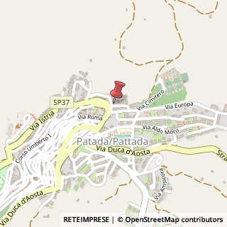Mappa Via Alcide De Gasperi, 12, 07016 Pattada, Sassari (Sardegna)