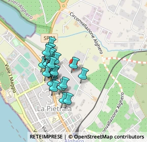Mappa Via Joan Miró, 07041 Alghero SS, Italia (0.38846)