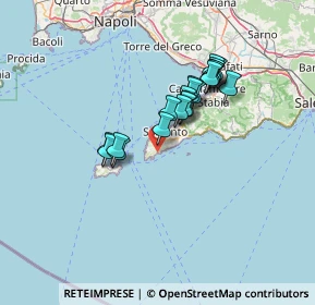 Mappa Marina del Cantone, 80061 Massa Lubrense NA, Italia (11.4615)