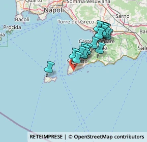 Mappa Marina del Cantone, 80061 Massa Lubrense NA, Italia (12.9085)