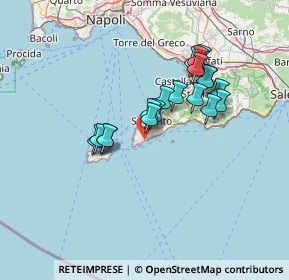 Mappa Marina del Cantone, 80061 Massa Lubrense NA, Italia (12.5845)