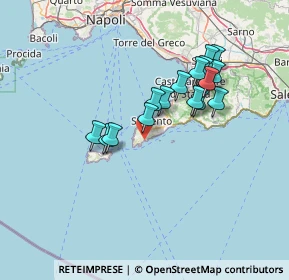 Mappa Marina del Cantone, 80061 Massa Lubrense NA, Italia (12.98375)