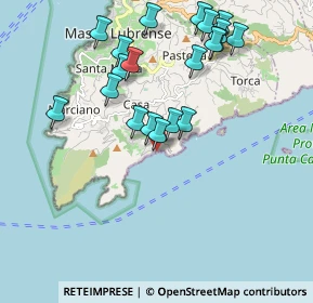Mappa Marina del Cantone, 80061 Massa Lubrense NA, Italia (2.1675)