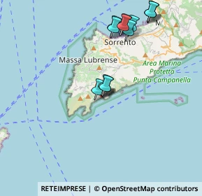 Mappa Marina del Cantone, 80061 Massa Lubrense NA, Italia (4.15385)