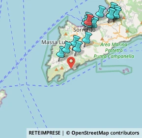 Mappa Marina del Cantone, 80061 Massa Lubrense NA, Italia (4.8275)