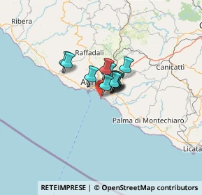 Mappa Pontile di San Leone SNC, 92100 Agrigento AG, Italia (6.45417)