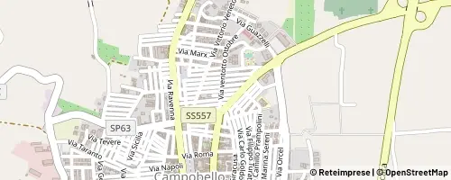 Mappa Campobello di Licata