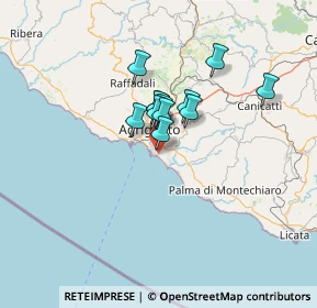 Mappa Via Salvatore Campo, 92100 Agrigento AG, Italia (9.4575)
