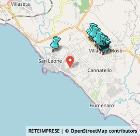 Mappa Via Salvatore Campo, 92100 Agrigento AG, Italia (2.088)