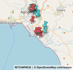 Mappa Via Salvatore Campo, 92100 Agrigento AG, Italia (3.962)