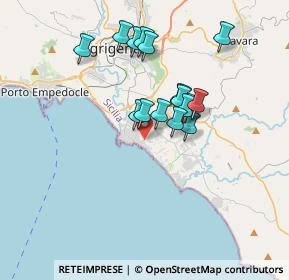 Mappa Via Salvatore Campo, 92100 Agrigento AG, Italia (3.275)