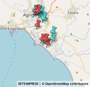 Mappa Via Guido Cantelli, 92100 Villaggio Mosè AG, Italia (4.01)