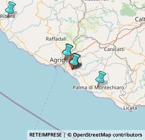 Mappa Via Michele Lizzi, 92100 Villaggio Mosè AG, Italia (26.12077)