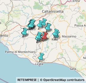 Mappa Via Felice Cavallotti, 92029 Ravanusa AG, Italia (10.5635)