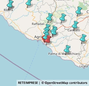 Mappa Via della Ruta, 92100 Agrigento AG, Italia (18.72667)