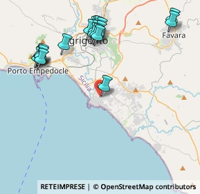 Mappa Via della Ruta, 92100 Agrigento AG, Italia (5.3785)